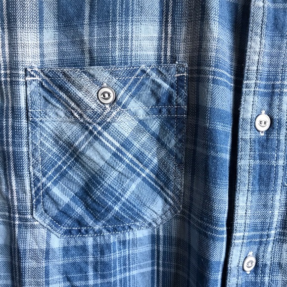 Original Weatherproof Vintage Large Flannel Blue - Picture 3 of 8